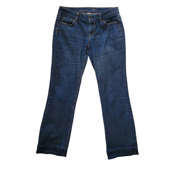 ANN TAYLOR LOFT BOOT CUT JEANS SZ 8 - Picture 1 of 7